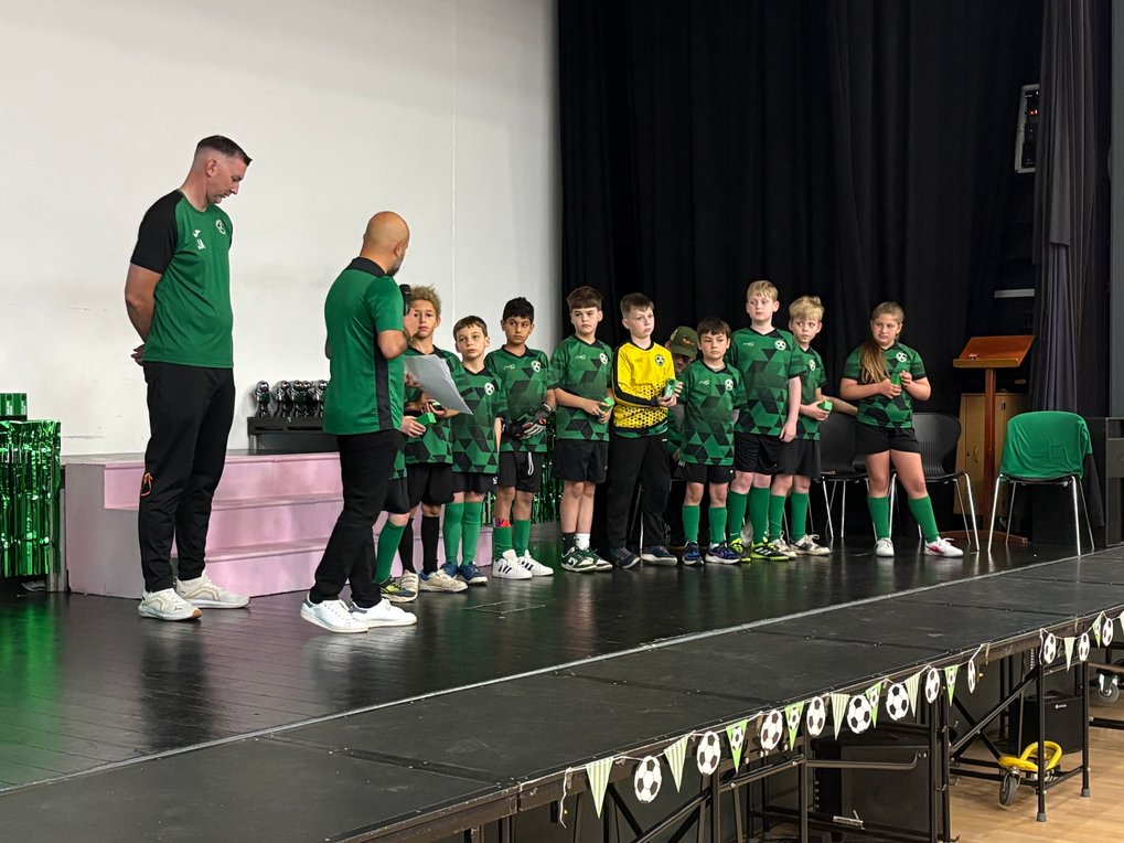 U9 Titans receive Sportsmanship Award